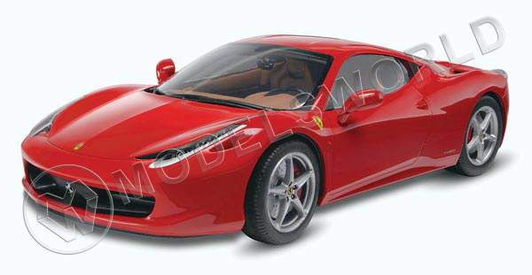 Склеиваемая пластиковая модель Ferrari 458 Italia. Масштаб 1:24 - фото 1