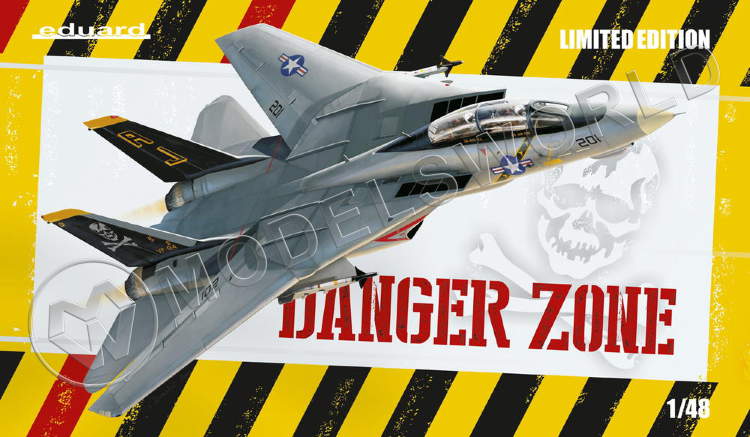 Склеиваемая пластиковая модель самолета Danger Zone Масштаб 1:48 - фото 1