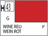 Краска водоразбавляемая MR.HOBBY WINE RED (глянцевая), 10 мл - фото 1