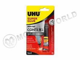 Клей секундный универсальный UHU Super Glue, 3 г