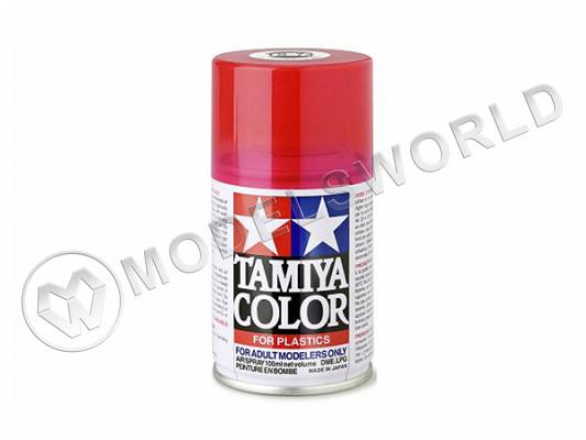 Краска-спрей Tamiya серия TS в баллоне 100 мл. TS-74 Clear Red 