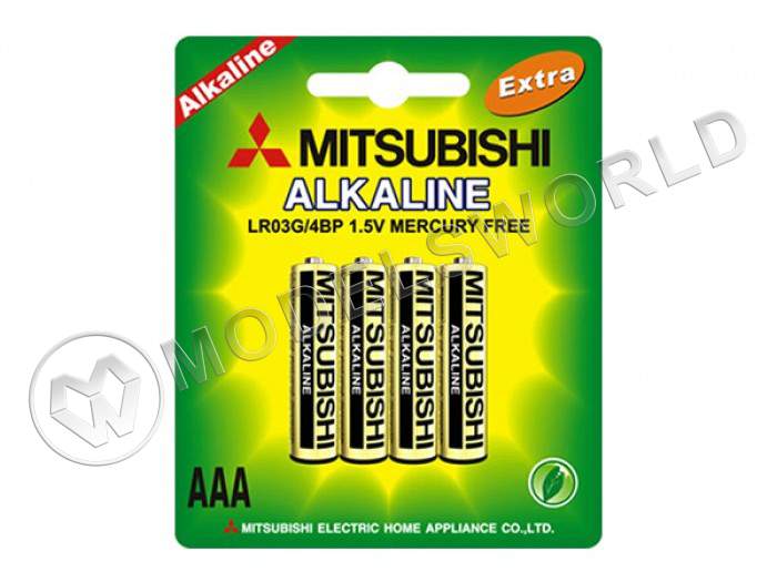 Батарейка Mitsubishi  LR-3 AAA Alkaline, 1 шт. - фото 1