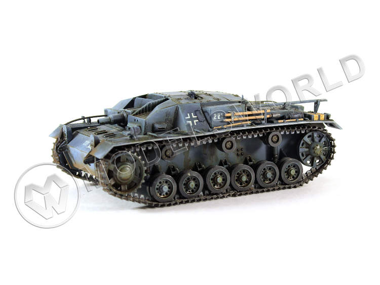 Готовая модель, Немецкая САУ StuG III Ausf. B в масштабе 1:35 - фото 1