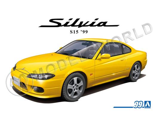 Склеиваемая пластиковая модель Nissan Silvia S15 Spec.R '99. Масштаб 1:24
