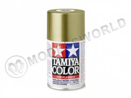 Краска-спрей Tamiya серии TS в баллонах по 100 мл. TS-84 Metallic Gold (Металлическое золото)