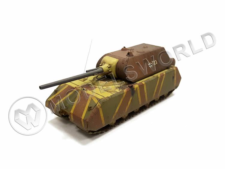 Готовая модель, сверхтяжелый немецкий танк Маус в масштабе 1:100 - фото 1