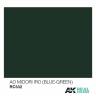 Акриловая лаковая краска AK Interactive Real Colors. Ao Midori Iro (Blue-Green). 10 мл