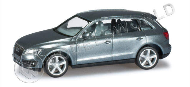 Модель автомобиля Audi Q5, серый металлик. H0 1:87 - фото 1