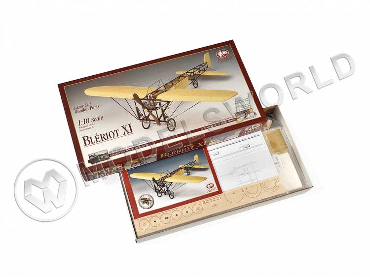 Набор для постройки модели самолета BLERIOT XI. Масштаб 1:10 (арт ...
