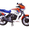 Склеиваемая пластиковая модель мотоцикла Honda MVX250F. Масштаб 1:12