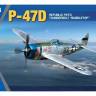 Склеиваемая пластиковая модель Американский истребитель P-47D. Масштаб 1:24