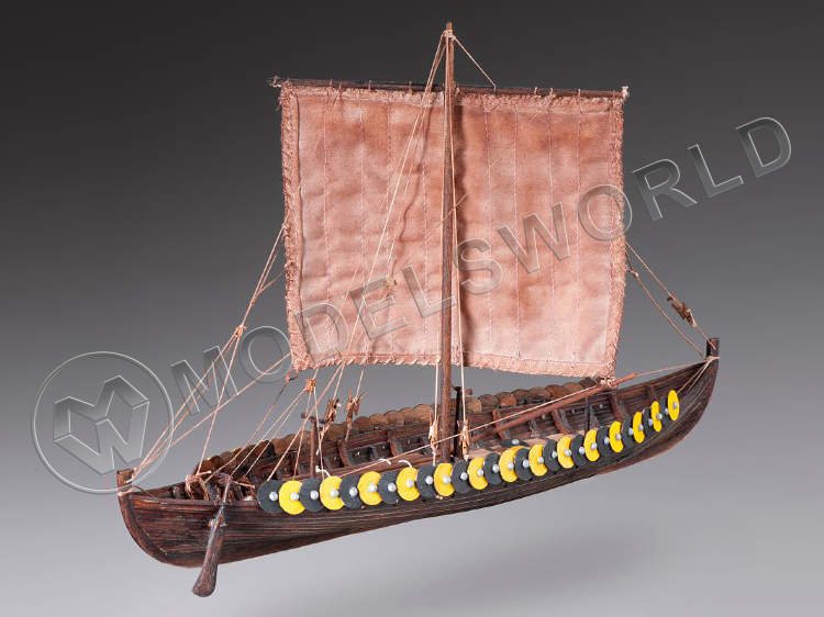 Набор для постройки модели корабля VIKING SHIP GOKSTAD (мелкий) IX век. Масштаб 1:72 - фото 1