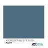 Акриловая лаковая краска AK Interactive Real Colors. Aggressor Blue FS 35109. 10 мл