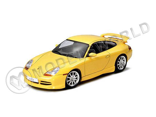 Склеиваемая пластиковая модель автомобиля Porsche 911 GT3. Машстаб 1:24 - фото 1