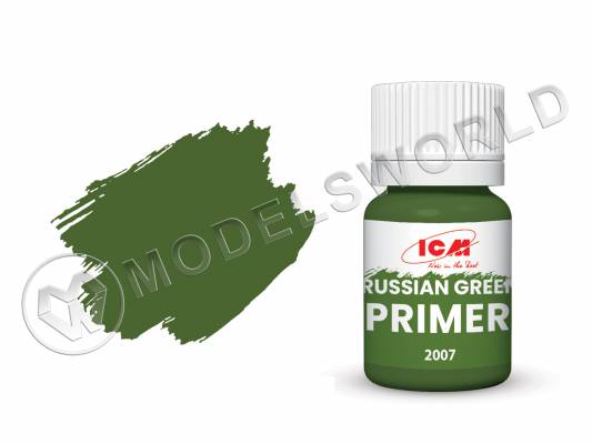 Грунт Русский зеленый (Russian Green) ICM, 17 мл