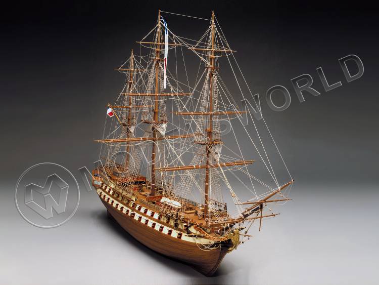 Набор для постройки модели корабля La SUPERBE французский линейный корабль XVIII в. Масштаб 1:75 - фото 1
