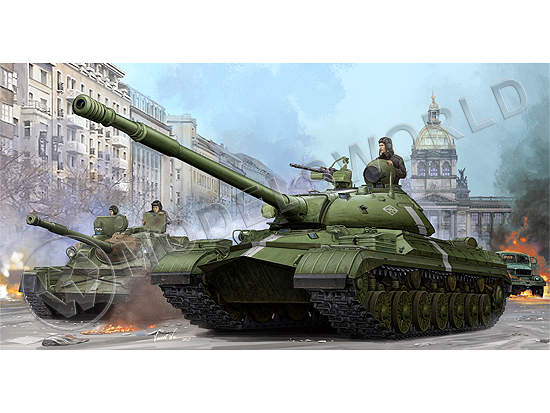 Склеиваемая пластиковая модель танк  советский Т-10М. Масштаб 1:35 - фото 1