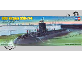 Склеиваемая пластиковая модель Американская АПЛ USS Virginia SSN-774. Масштаб 1:350