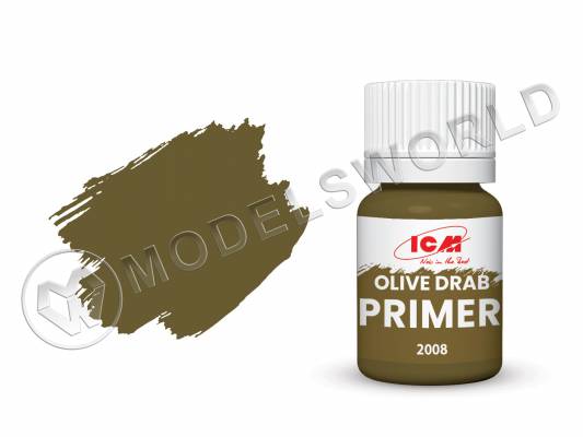Грунт Оливковый (Olive Drab) ICM, 17 мл