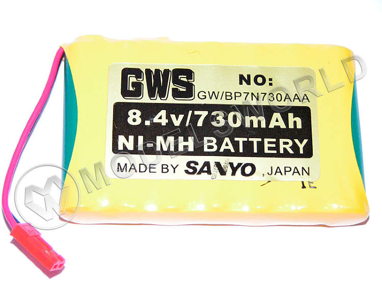 Аккумулятор GWS Ni-Mh 8.4V, 750mAh - фото 1