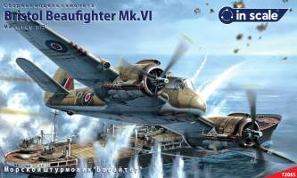 Сборная пластиковая модель Bristol Beaufighter Mk.VIC. Масштаб 1:72