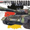 Склеиваемая пластиковая модель German main battle tank LEOPARD 1 A5. Масштаб 1:35