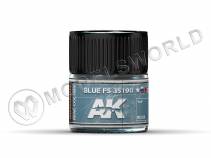 Акриловая лаковая краска AK Interactive Real Colors. Intermediate Blue FS 35190. 10 мл