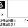 Краска на растворителе художественная MR.HOBBY С156 SUPER WHITE IV (Глянцевая ) 10мл.