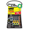 Клей универсальный контактный секундный UHU SUPER Strong & Safe mini, 3 x 1 г