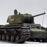 Склеиваемая пластиковая модель Советский тяжелый танк КВ-1 (обр.1942 г.). Масштаб 1:35