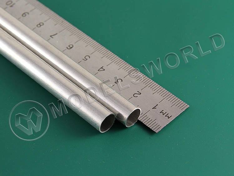 Тонкостенная алюминиевая трубка 10x0.45 мм, 1 шт - фото 1