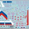 Склеиваемая пластиковая модель Российский учебно боевой самолет Су-27УБ. Масштаб 1:72