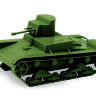 Склеиваемая пластиковая модель Советский огнеметный танк ОТ-26 (XT-26). Масштаб 1:100