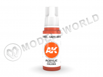 Акриловая краска AK Interactive 3rd GENERATION Standard. Cadmium Red. 17 мл
