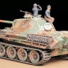 Склеиваемая пластиковая модель Panther Type G (поздняя версия) с 2-мя фигурами танкистов. Масштаб 1:35