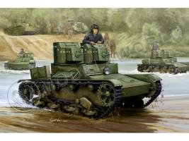 Склеиваемая пластиковая модель Советский танк T-26 + Траки. Масштаб 1:35 