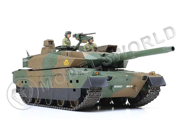 Склеиваемая пластиковая модель Японский основной танк JGSDF Type 10 MBT. Масштаб 1:35 - фото 1