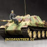 Склеиваемая пластиковая модель Немецкая САУ Jagdpanther G2 с полным интерьером. Масштаб 1:35