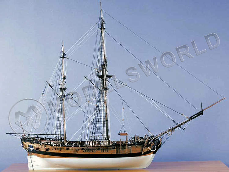 Набор для постройки модели корабля HM BOMB VESSEL GRANADO 1756. Масштаб 1:64 - фото 1