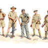 Фигуры солдат союзных сил. Северо-Африканская кампания. WW II. Масштаб 1:35