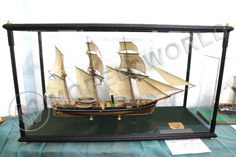 Готовая модель корабля винтовой клипер "Опричник" 1856-1861 гг. Масштаб 1:72 - фото 1