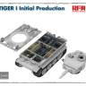 Склеиваемая пластиковая модель Немецкий танк TIGER I ранний, начало 1943 г., Северо-Африканский фронт/Тунис, с полным интерьером. Масштаб 1:35