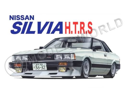 Склеиваемая пластиковая модель автомобиль Nissan Silvia RS HardTop. Масштаб 1:24