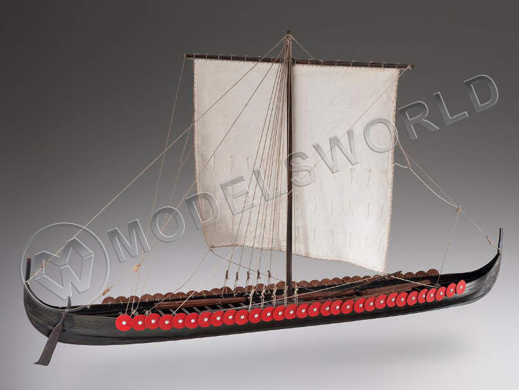 Набор для постройки модели корабля VIKING LONGSHIP XI век. Масштаб 1:35 - фото 1