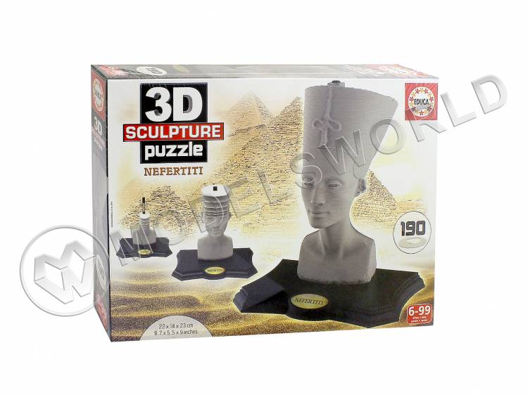 3D Скульптурный пазл 190 Нефертити - фото 1