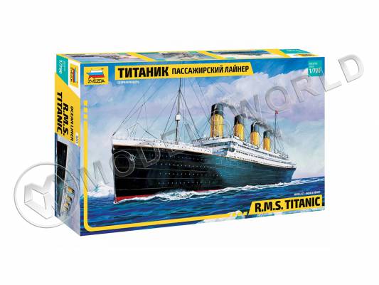Склеиваемая пластиковая модель  Пассажирский лайнер "Титаник". Масштаб 1:700