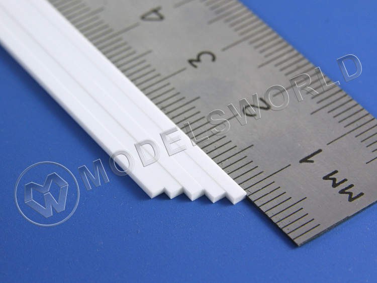 Полоска пластиковая для масштаба HO, 1.1х1.7 мм, 10 шт - фото 1