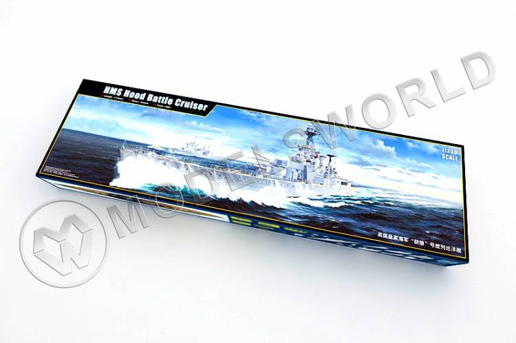 Склеиваемая пластиковая модель Британский линейный крейсер HMS Hood. Масштаб 1:200 - фото 1