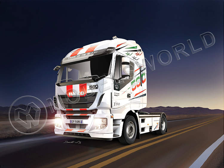Склеиваемая пластиковая модель грузовик Iveco Stralis Hi-Way Euro 5. Масштаб 1:24 - фото 1