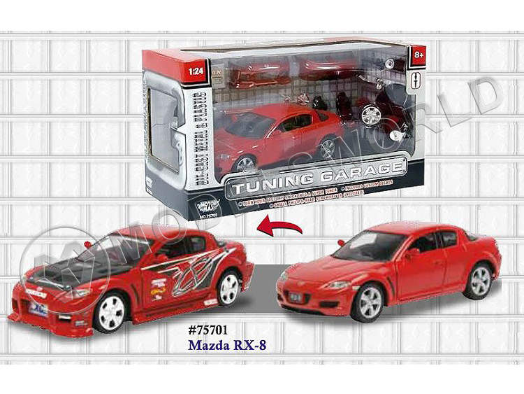 Модель автомобиля Motormax, набор гаражный тюнинг, в ассортименте в/к, 1:24 - фото 1